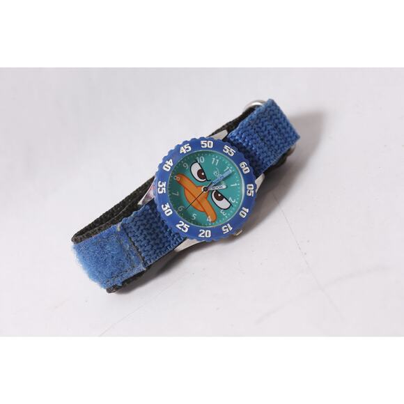 Disney Phineas and Ferb Perry Watch with Velcro Band Gift Idea ~ 260402-WH 1063